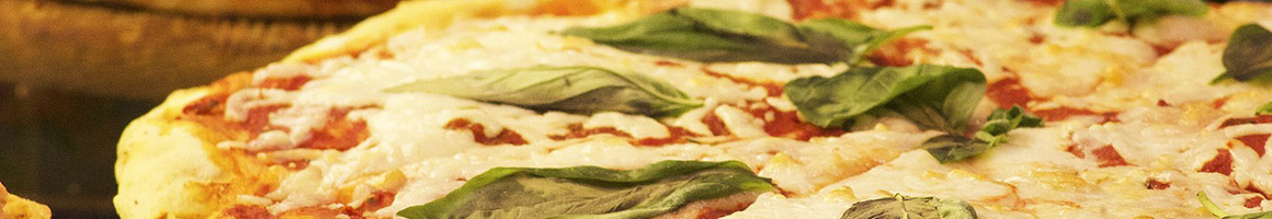 Eating Italian Pizza at Ledo Pizza restaurant in Manassas, VA.